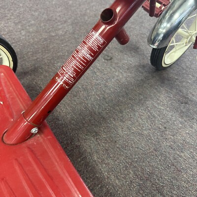 VINTAGE RADIO FLYER TRICYCLE Model#34T Retro Red FREE SHIPPING | eBay