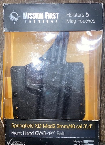 Mission First Tactical MFT Springfield XD Mod2 9mm/40 Cal 3”, 4” Right Hand OWB. - Picture 2 of 7