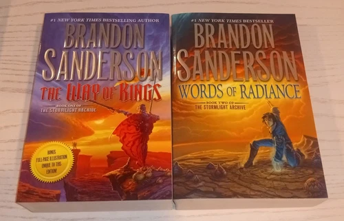 The Way of Kings + Words of Radiance *2 Book Lot