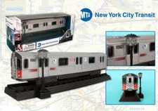 MTA Diecast Subway Car, Gray - Daron RT8555 - Diecast Model Toy Car