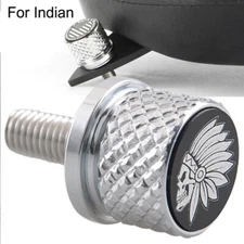 Chrome Aluminum Skull Seat Bolt Screw for Indian Chief Roadmaster Scout 2014+ US
