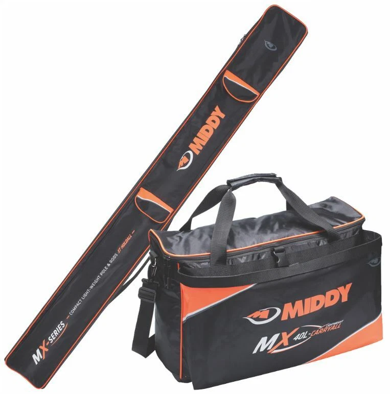 Middy MX 3 Tube Rod Holdall & 40L Carryall Fishing