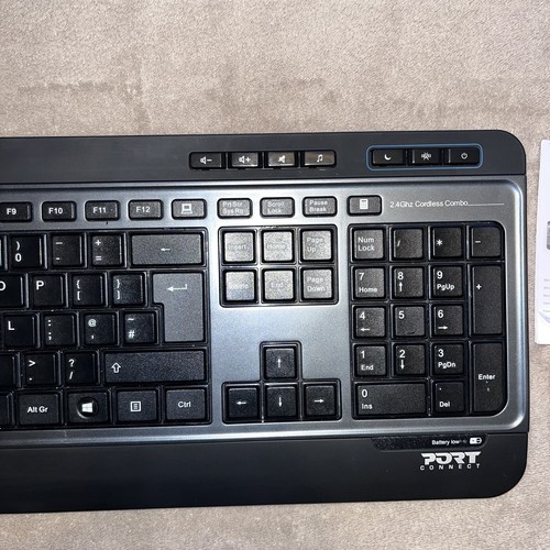 Kit clavier + souris silencieux sans fil Port Designs compatible Windows Mac Android - Photo 13/24
