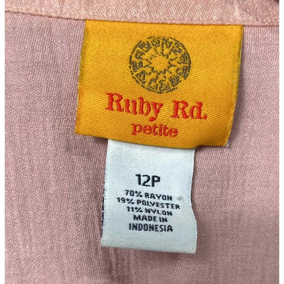 Women Ruby Rd Size 12 Petite Crop Jacket - Image 3 of 4