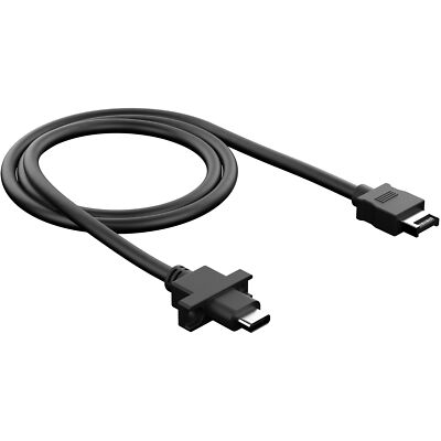 Fractal Design USB 3.2 Gen 2 Adapter, USB Key-A Header > USB-C, Model D, Kabel