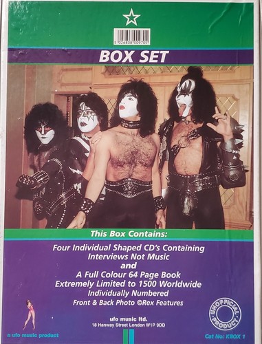 Kiss Box Set komplett mit Buch und 4 Interview CDs ein seltener Import aus UK - Bild 2 von 11