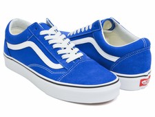 vans old skool lapis blue & white skate shoes