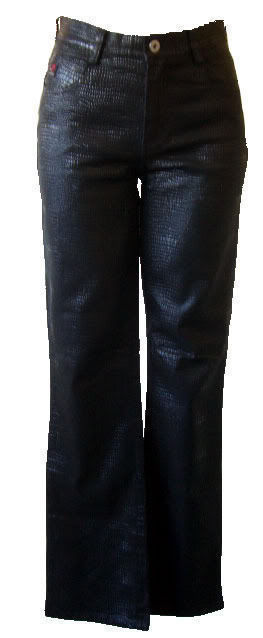 GUESS SNAKE textured python 26 jean pant black vegan shiny GUESS SNAKE textured python 26 jean pant black vegan shiny