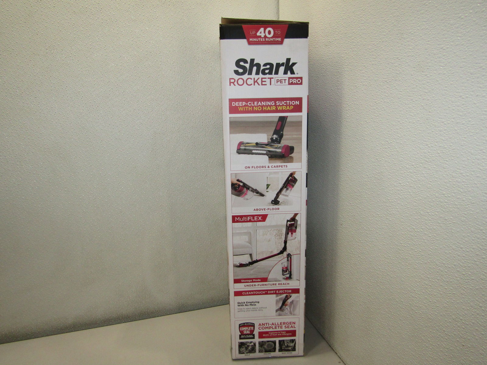 Shark IZ163H Rocket Pet Pro Stick Vacuum in Raspberry eBay