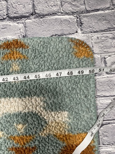 Pendleton Sherpa Fleece Throw Blanket Avra Valley Aqua 71x50 Western Aztec Boho - Picture 10 of 13