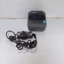 Zebra GK420d LAN USB Thermal Label Printer Peeler PSU Cables Roll 4x6 Labels 712