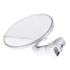 C5001-CVX, 4" Curved Arm Peep Mirror w/Convex Mirror Glass, Door Edge Mirror,
