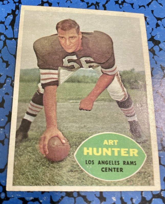 1960 Topps - Art Hunter #67; Low Grade; Paper & Glue Residue