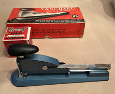 Vintage Vanguard No. 6 Heavy Duty Stapling Machine – Made in England – Boxed + S