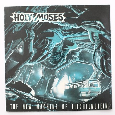 Holy Moses The New Machine Of Liechtenstein ''EX'' Vinyl LP Album Rock 1989