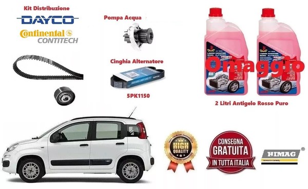 RDS Verteilungskit FüR Fiat Panda Punto EVO 500 1.2 1.4 Mit Wasserpumpe-image