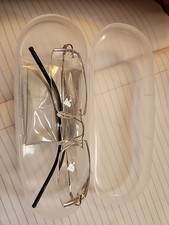 Ultra-Light Frameless Myopia Glasses -6.00D  Pure Titanium  0.4 oz  No Tint