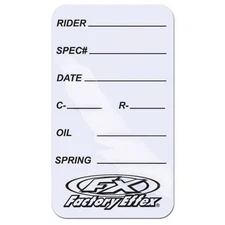 Factory Effex Suspension Spec Sticker Motorcycle ATV/UTV Dirt Bike 06-90021