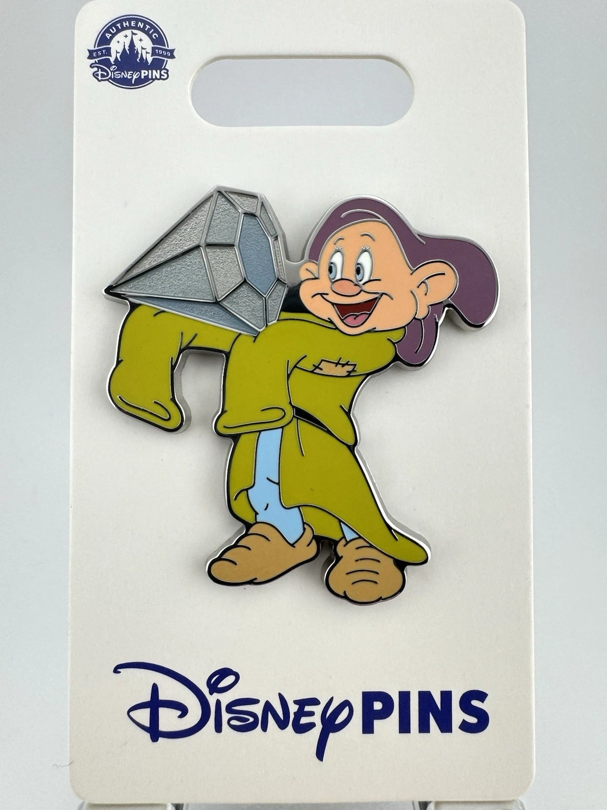 Disney Pin Dopey Diamond Snow White and the Seven Dwarfs Pin OE NEW 163188
