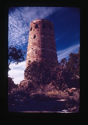 1987 35mm Slide of Mary Colter Desert View Watchtower Grand Canyon