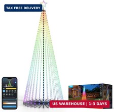 Govee Christmas Cone Tree Lights, 12ft 1210 LEDs RGBIC Christmas Tree Light