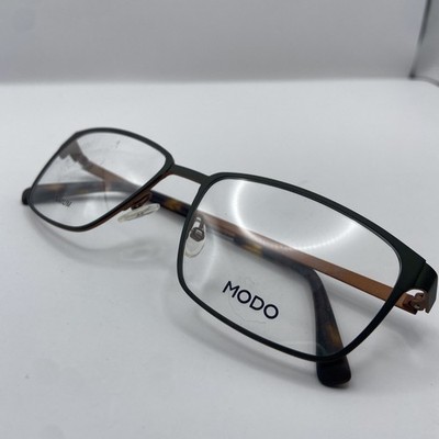 MODO 4207 Titanium Eyeglasses Frame Black Brown Tortoise Lightweight