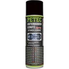 PETEC UNTERBODENSCHUTZ SPRAY 500ml BITUMEN SCHWARZ STEINSCHLAG SCHUTZ ROSTSCHUTZ