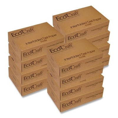 Bagcraft Papercon 016008 EcoCraft Interfolded Dry Wax Deli Paper, 10-3/4 Length