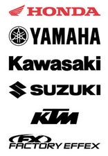 Factory Effex Die-Cut Decals Black KTM 19-94558