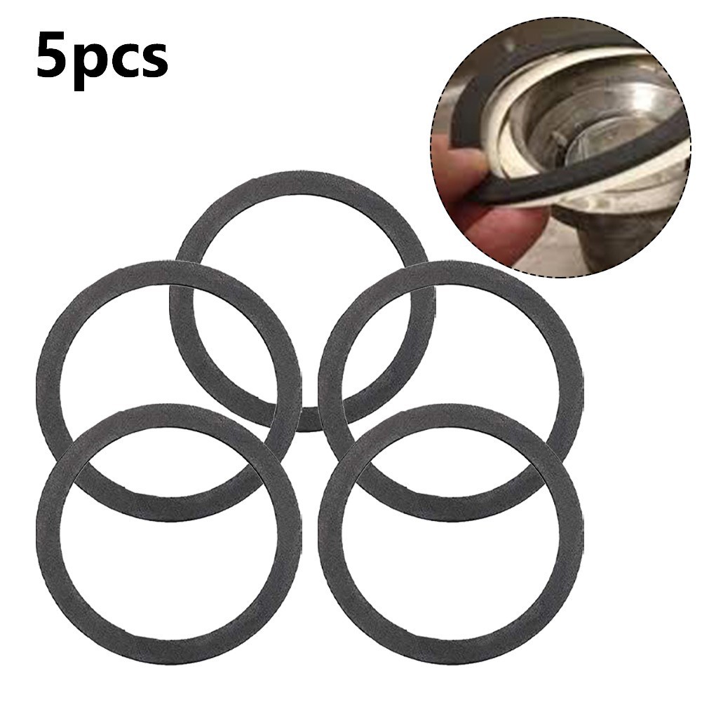 HOLIDYOYO 10-Pack Rubber Sink Seal Gaskets – Leakproof Plumbing Washers For Kitchen & Bathroom Drains, Anti-Slip, Non-Deforming, 1.73 Inch Diameter