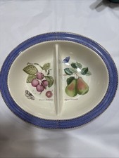 Wedgwood Sarah's Garden Blue - Piatto da portata ovale diviso per verdure 11,3/4".