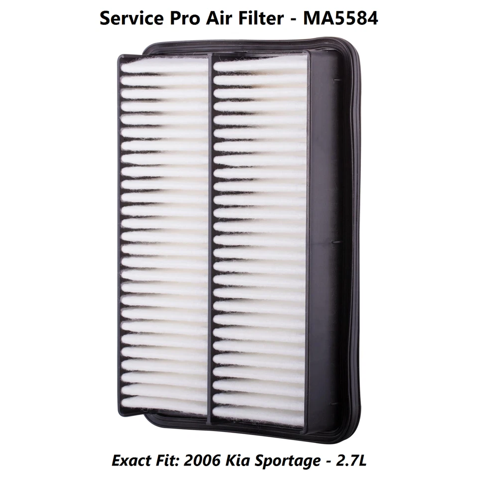 2006 Kia Sportage 2.7L Complete Oil, Air & Cabin Filter Kit (5W-30) - Image 4 of 4