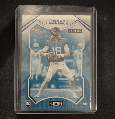 Panini Rookie 2021 Panini Playoff Rookies Trevor Lawrence #201 Jaguars Goal Line