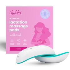 2-in-1 Warming Lactation Massager, 2 Pack, Heat and Vibration, Pumping and Br...