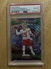 2024 PRIZM PATRICK MAHOMES FIREWORKS-green Wave