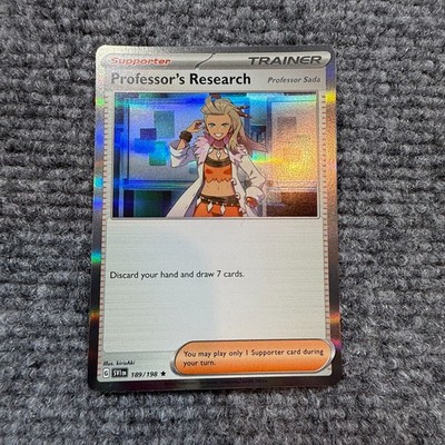 Professor's Research    Prize Pack Series SVI 189/198 League Stamped Holo NM