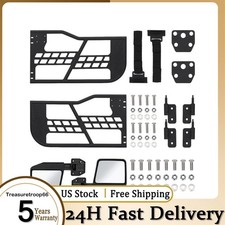 Pair For 07-18 Wrangler Jk Off-road Tubular Half Door Front Tube Doors Wmirror Pair For 07-18 Wrangler Jk Off-road Tubular Half Door Front Tube Doors Wmirror
