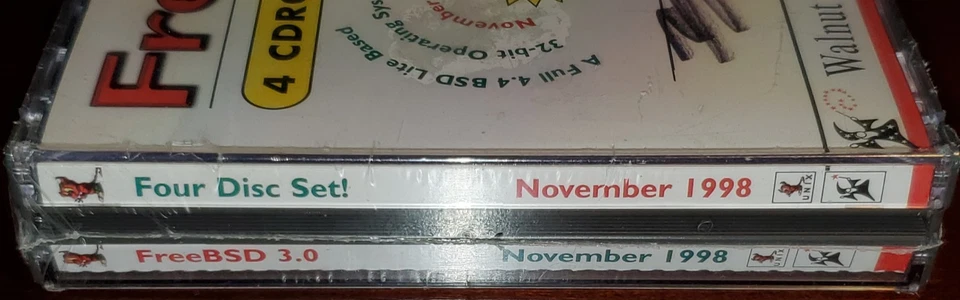 FreeBSD 3.0 November 1998 Full 4.4 BSD Lite Based 32-Bit Operating System CD-ROM - Image 2 of 4