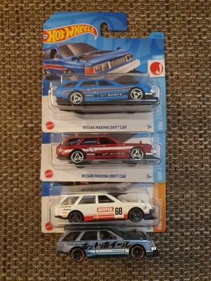 Hot Wheels Nissan Maxima Drift Car Set lot konvolut