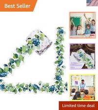 Versatile 60ft Floral Border for Classrooms, Homes  Offices - Non-Toxic Design