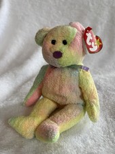 TY Beanie Baby GROOVY The Ty-Dyed Bear - Mint