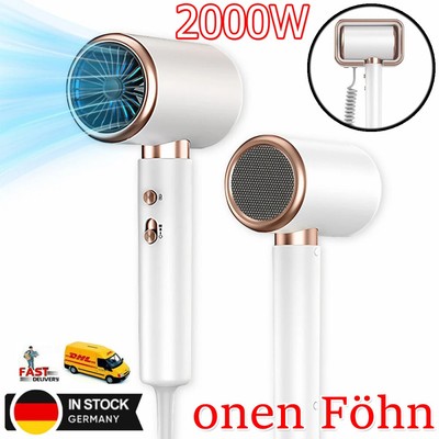 NEU Ionen Föhn Haartrockner mit Wandhalterung Haarfön Profi Fön Ionen Hair Dryer