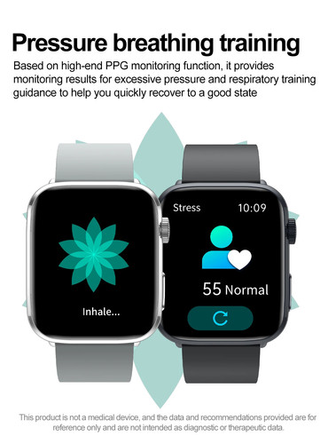 T92 Smart Watch Bluetooth Anruf Gesundheitsüberwachung Sport Fitness Tracker - Bild 9 von 9