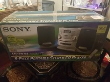 Sony CFD-ZW755 CD/Radio/Dual Cassette Boombox Stereo System NEW RARE