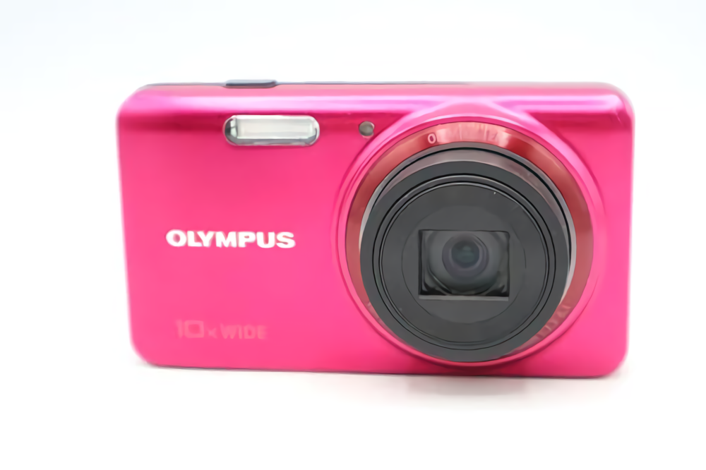 Olympus Stylus VH-520 14.0 MP Red Compact Digital Camera Used From