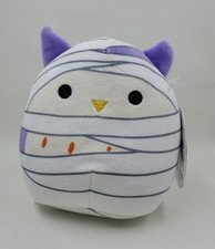SQ1 NEW Holly the Mummy Owl 6" Squishmallows 2021 Halloween Plush KellyToy