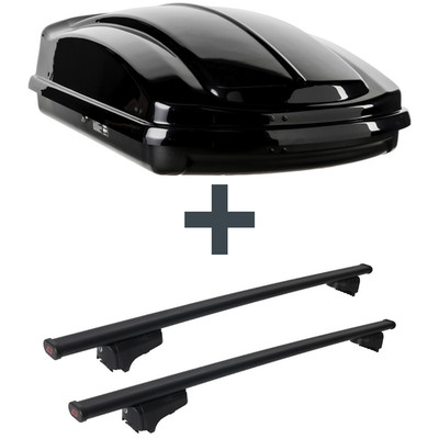 Dachbox LEVUP Space 330 + Dachträger G3 Clop für Mitsubishi ASX Typ VSX, VSE NEU