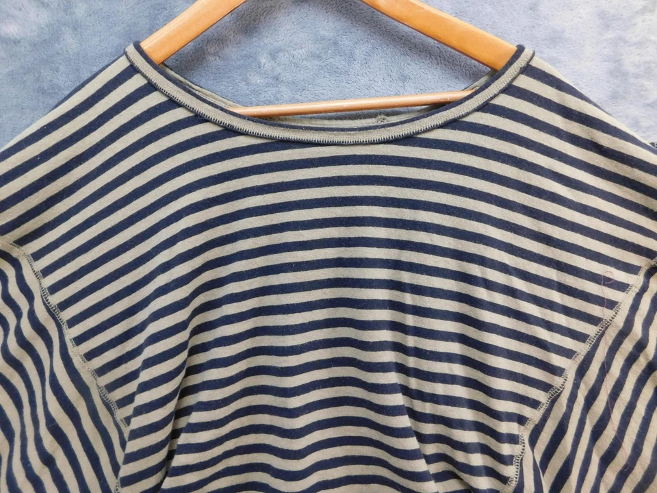 Camisa Poncho Top Boho We The Free Free People Mujer Talla Única Azul Verde Rayas Foto 2 de 4