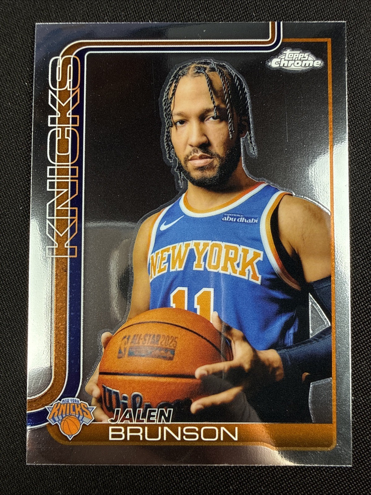 Jalen Brunson 2025-26 Topps Chrome Basketball Image Variation SSP #101