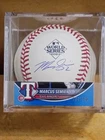 MARCUS SEMIEN Texas Rangers Signed OML 2023 World Series Baseball (Beckett)